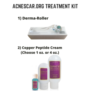 Acne scar treatment kit copper peptides